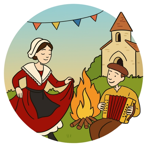 Picto Fêtes et traditions périgord
